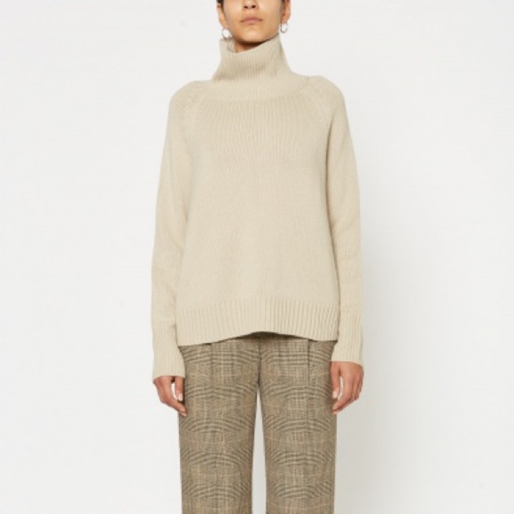NILI LOTAN Lanie cashmere turtleneck sweater L